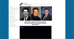 Desktop Screenshot of cooperlaw.net